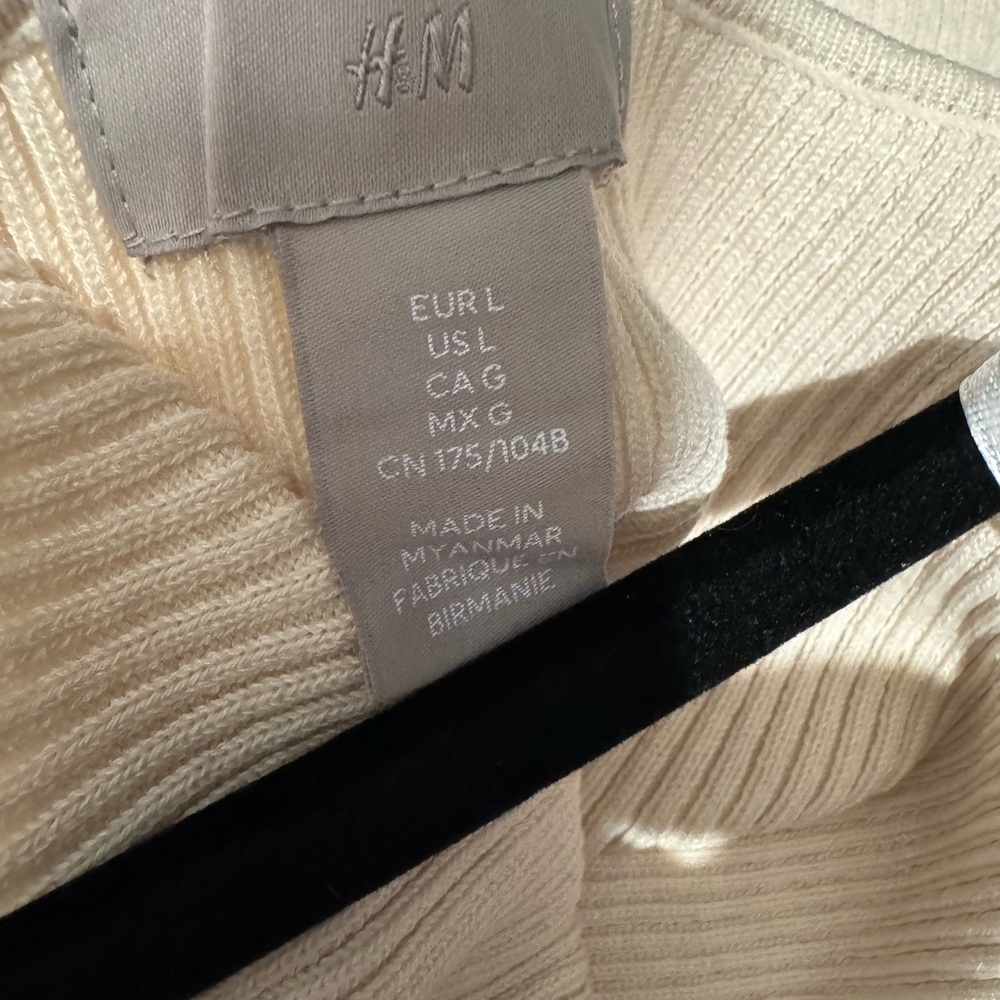H&M Rib-Knit Bodycon Dress - L - Picture 5 of 6